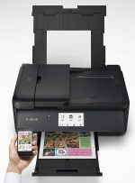 Canon PIXMA TS9520 All In one Wireless Printer Home or Office| Scanner | Copier | Mobile Printing with AirPrint and Google Cloud Print, Black, Works with Alexa, One Size - Image 5